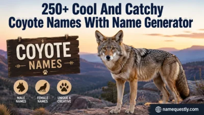 Cool And Catchy Coyote Names With Name Generator