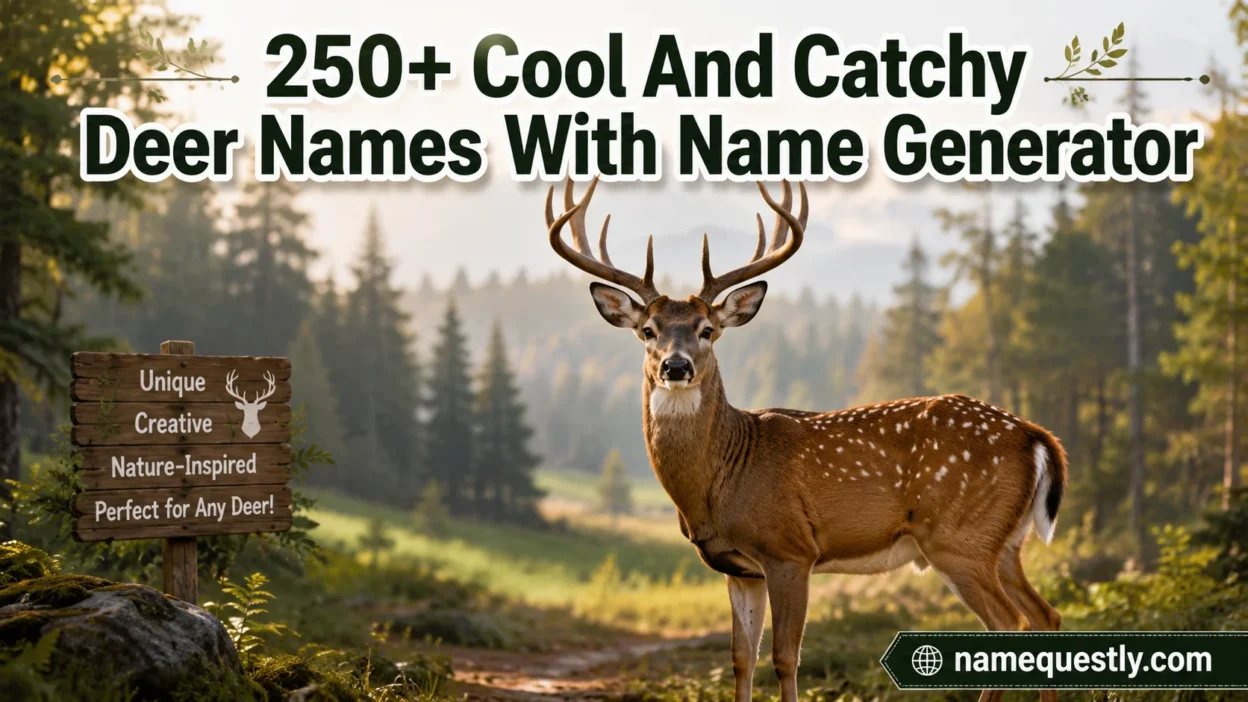 Cool And Catchy Deer Names With Name Generator