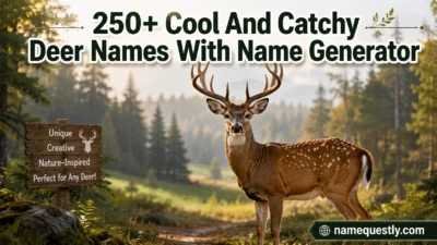 Cool And Catchy Deer Names With Name Generator