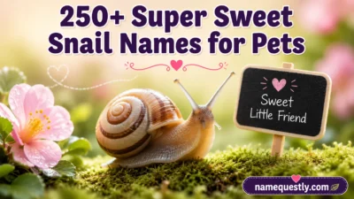 Super Sweet Snail Names for Pets