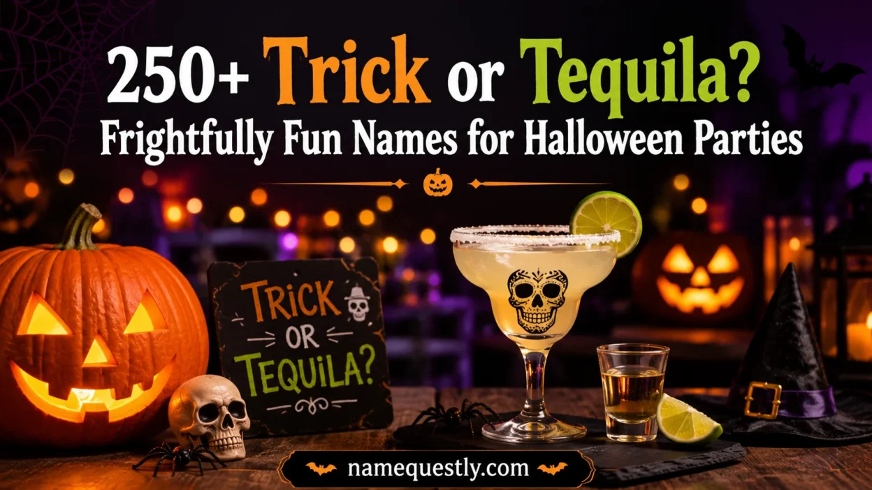 Trick or Tequila? Frightfully Fun Names for Halloween Parties