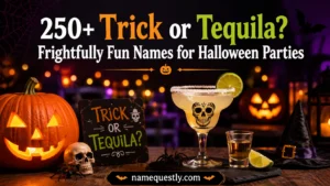 Trick or Tequila? Frightfully Fun Names for Halloween Parties