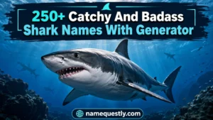 Catchy And Badass Shark Names With Generator