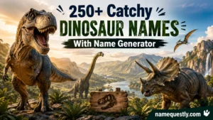 Catchy Dinosaur Names With Name Generator