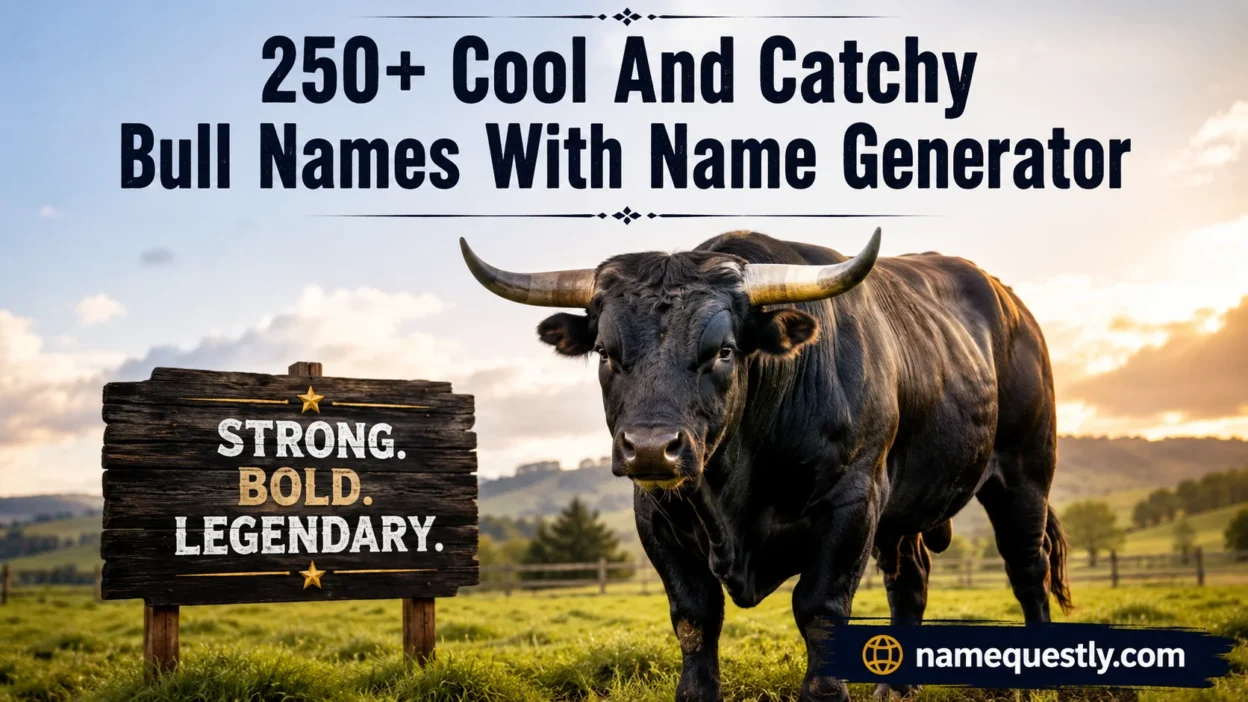 Cool And Catchy Bull Names