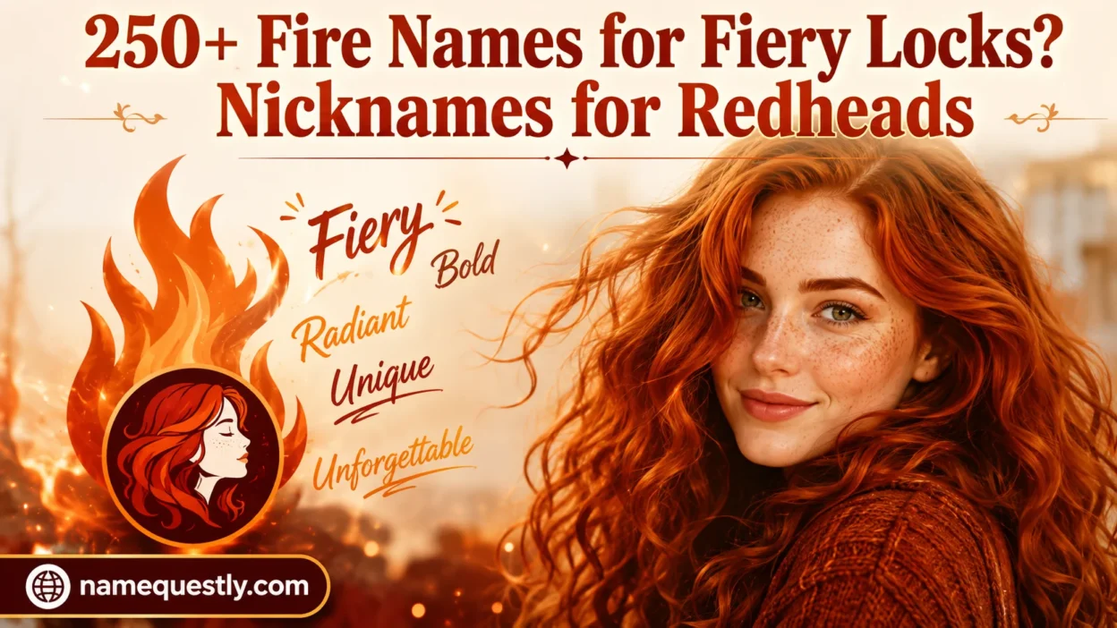 Fire Names for Fiery Locks? Nicknames for Redheads
