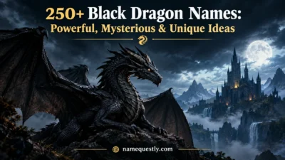 250+ Black Dragon Names: Powerful, Mysterious & Unique Ideas