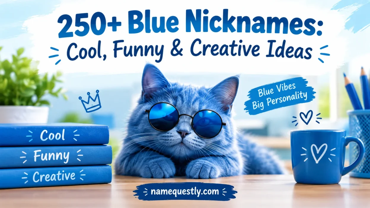 Blue Nicknames: Cool, Funny & Creative Ideas
