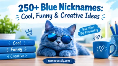 Blue Nicknames: Cool, Funny & Creative Ideas