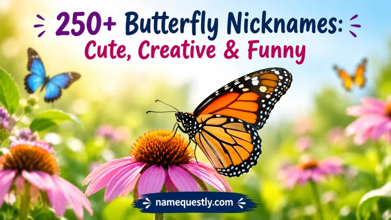 Butterfly Nicknames: Cute, Creative & Funny