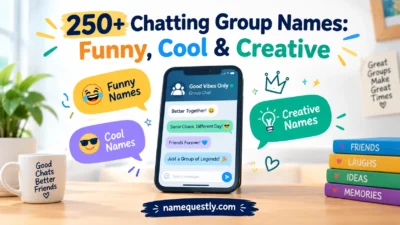 Chatting Group Names: Funny, Cool & Creative