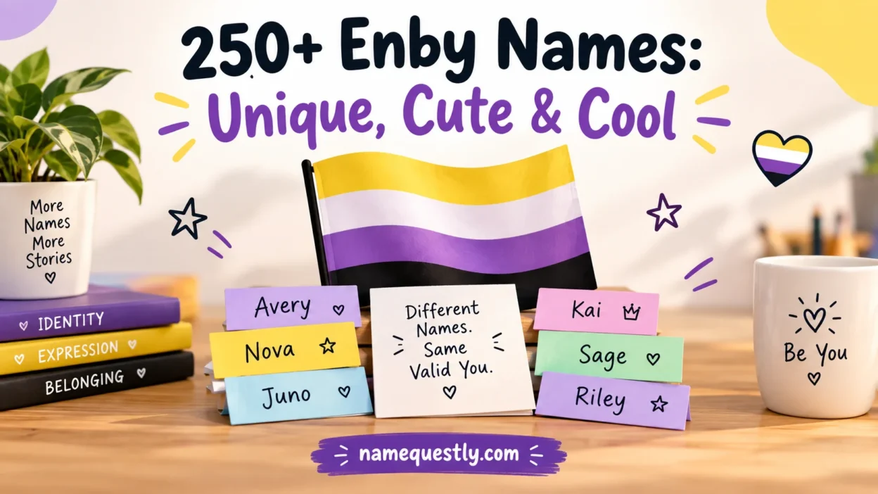 250+ Enby Names: Unique, Cute & Cool