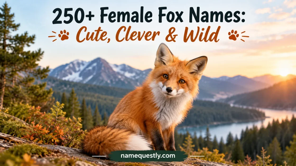 Female Fox Names: Cute, Clever & Wild