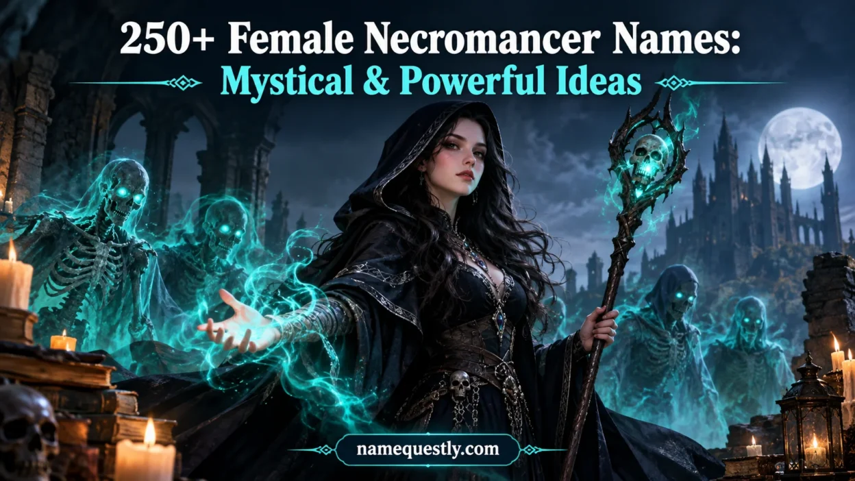 Female Necromancer Names: Mystical & Powerful Ideas