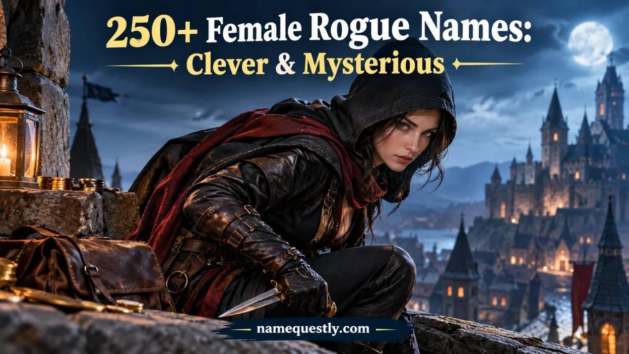 Female Rogue Names: Clever & Mysterious