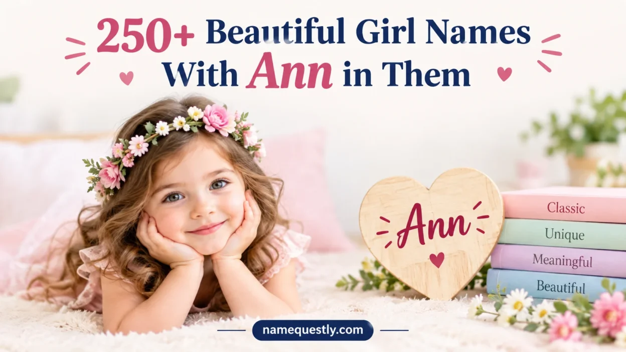 250+ Beautiful Girl Names With Ann in Them