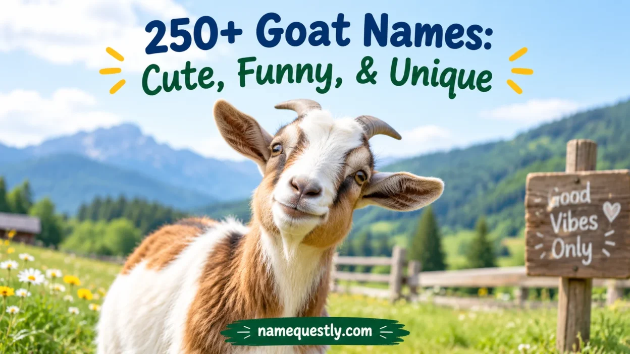 250+ Goat Names: Cute, Funny, & Unique