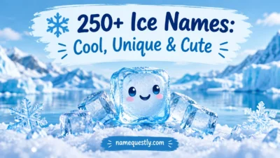 ❄️ 250+ Ice Names: Cool, Unique & Cute