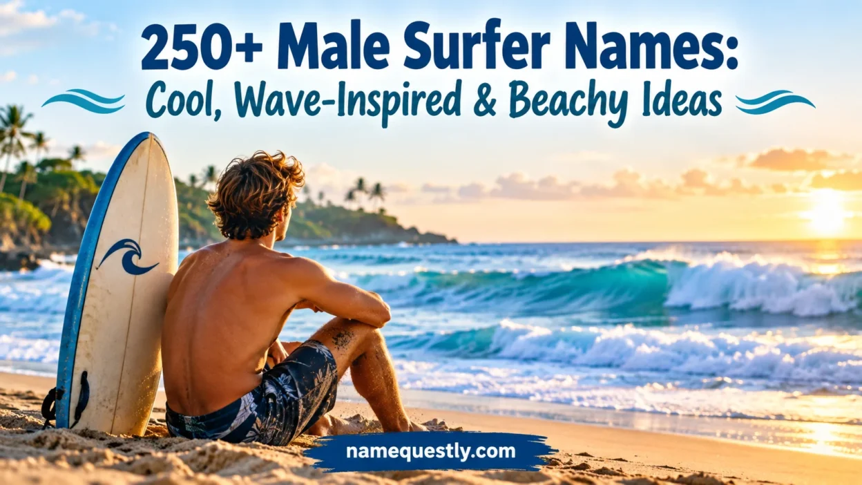 Male Surfer Names: Cool, Wave-Inspired & Beachy Ideas