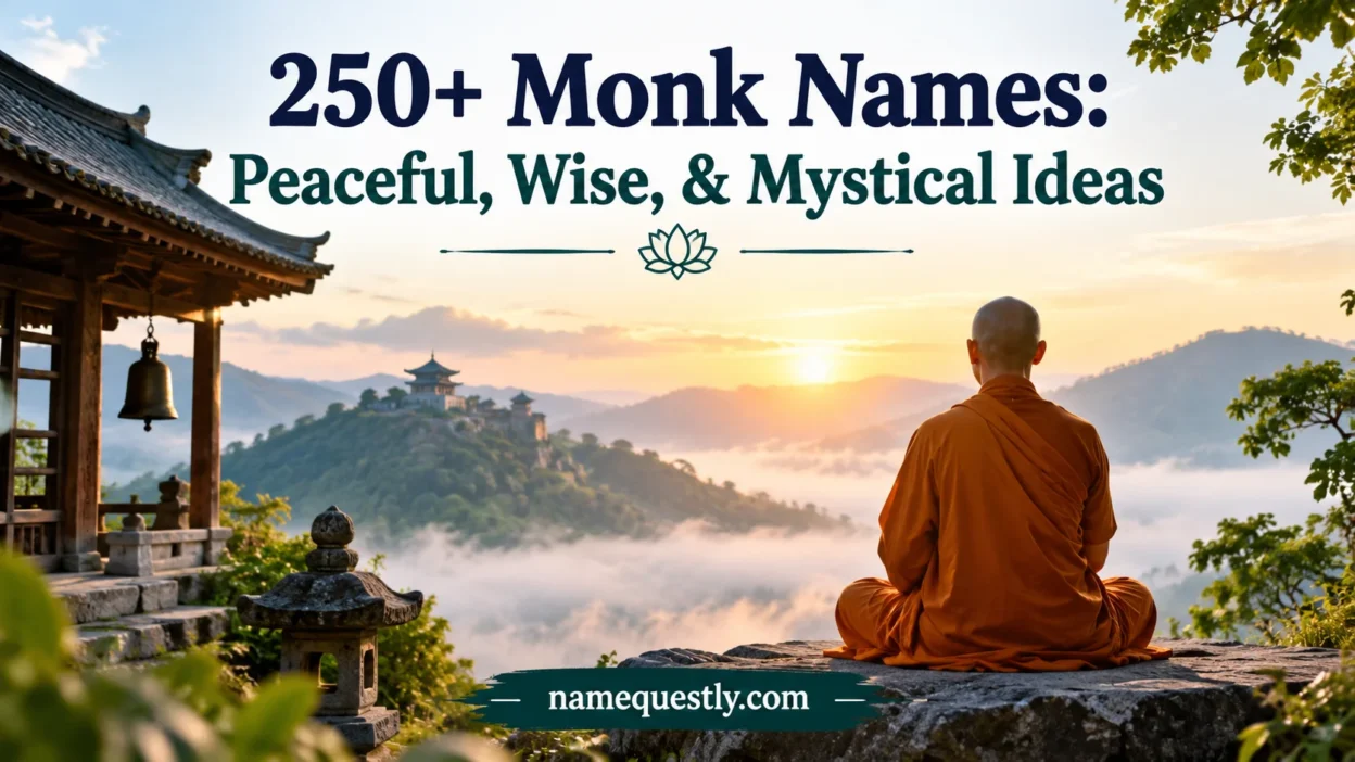Monk Names: Peaceful, Wise, & Mystical Ideas