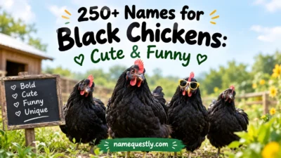 Names for Black Chickens: Cute & Funny