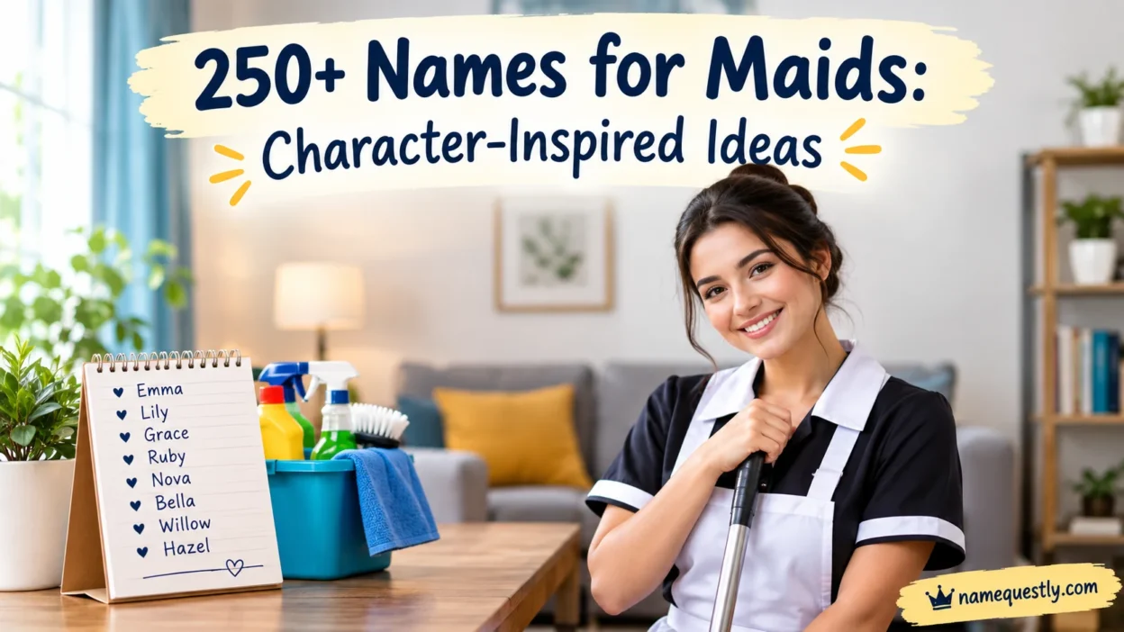 250+ Names for Maids: Character-Inspired Ideas
