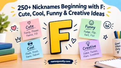 Nicknames Beginning with F: Cute, Cool, Funny & Creative Ideas
