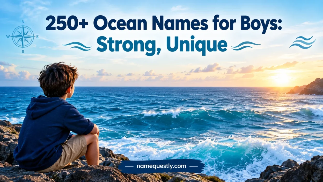 250+ Ocean Names for Boys: Strong, Unique