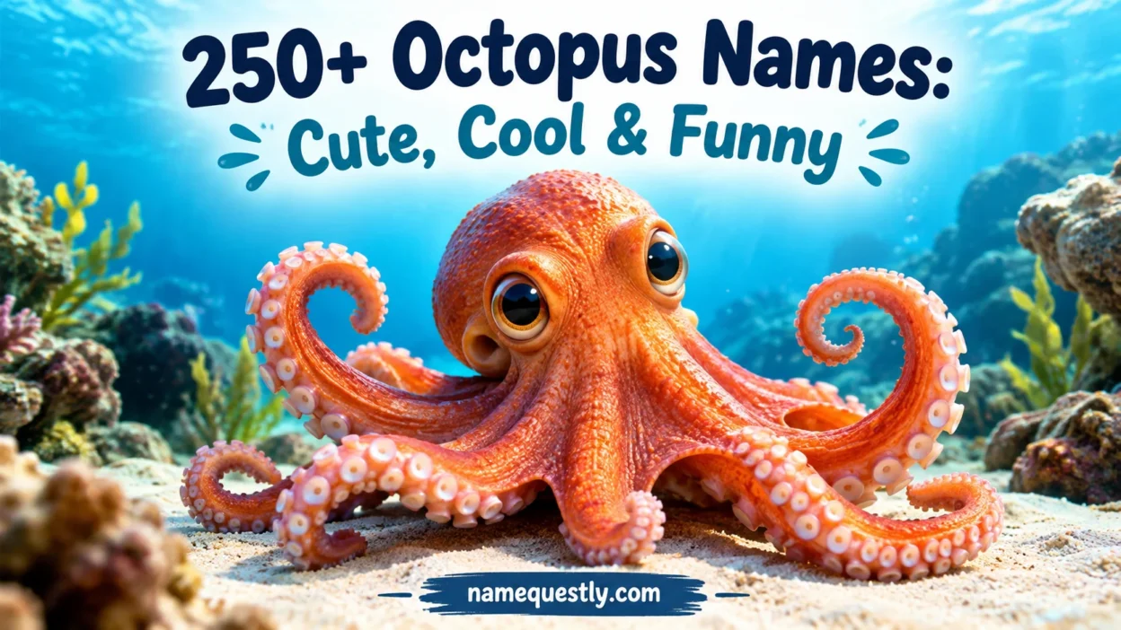 250+ Octopus Names: Cute, Cool & Funny