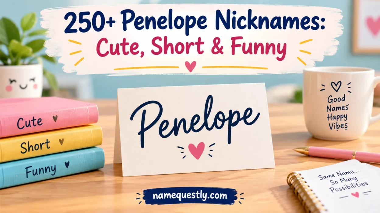 250+ Penelope Nicknames: Cute, Short &  Funny