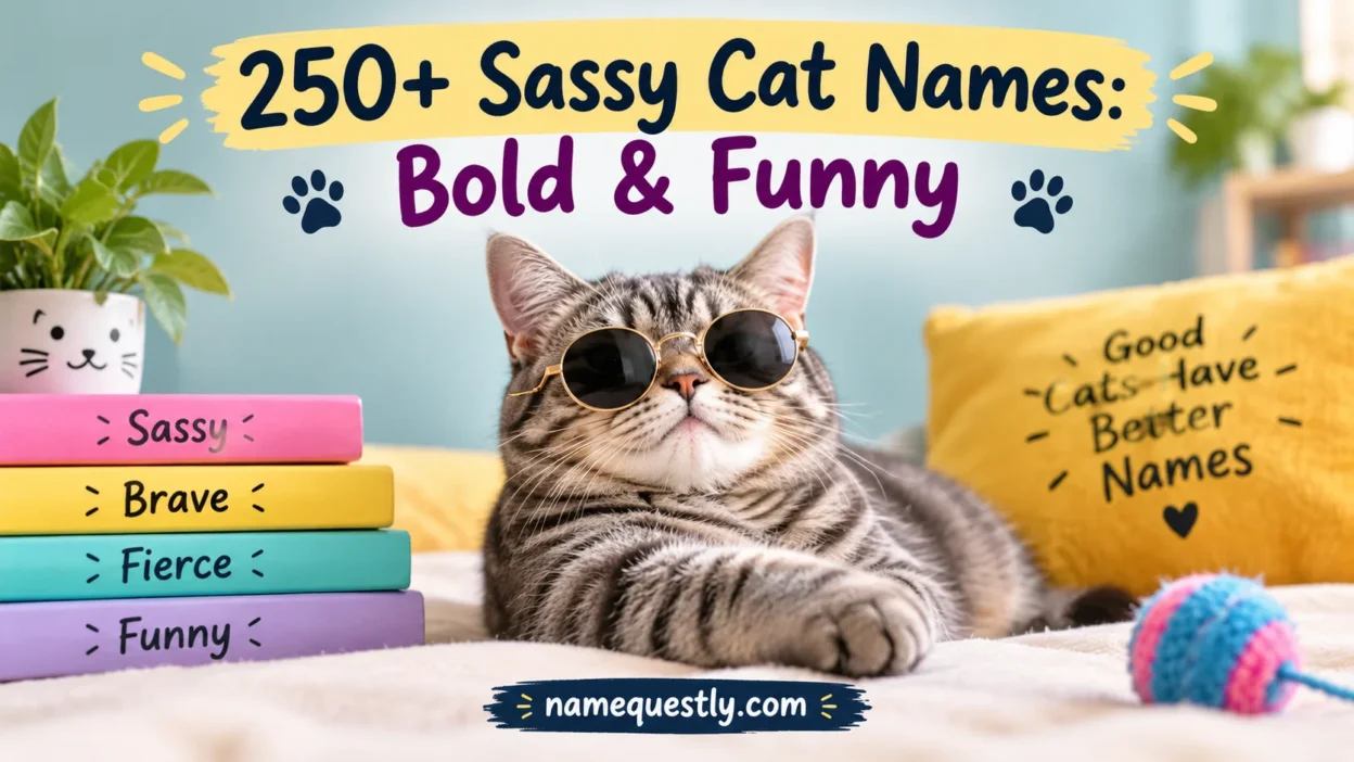 250+ Sassy Cat Names: Bold & Funny