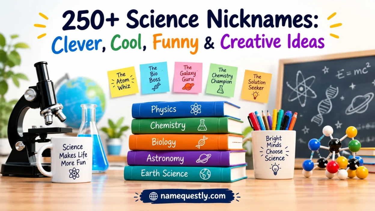 Science Nicknames: Clever, Cool, Funny & Creative Ideas