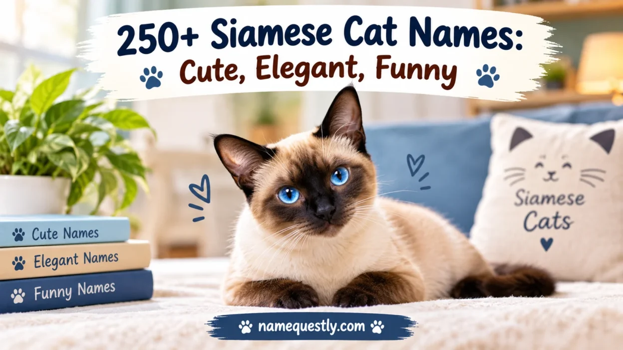 250+ Siamese Cat Names: Cute, Elegant, Funny