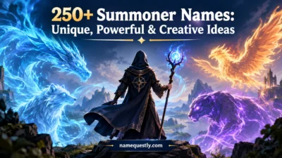 250+ Summoner Names: Unique, Powerful & Creative Ideas
