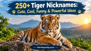 Tiger Nicknames: Cute, Cool, Funny & Powerful Ideas