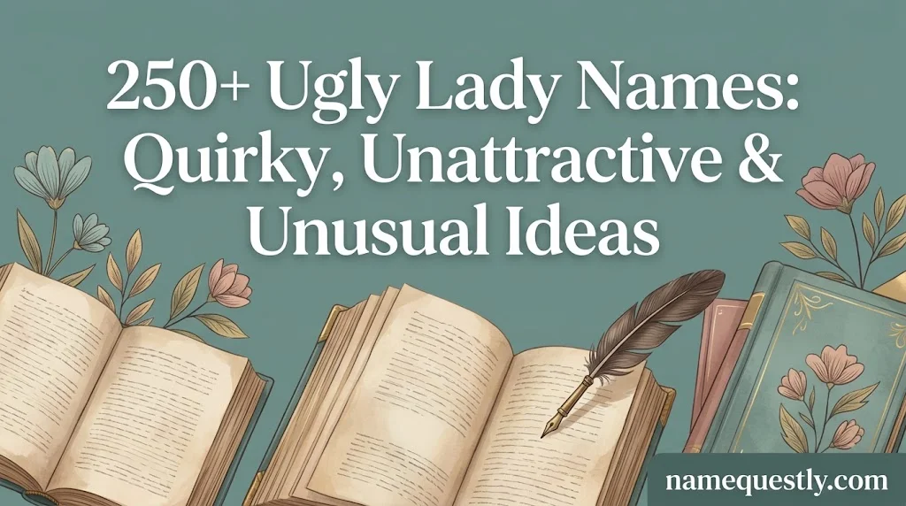 Ugly Lady Names: Quirky, Unattractive & Unusual Ideas
