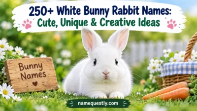 White Bunny Rabbit Names: Cute, Unique & Creative Ideas