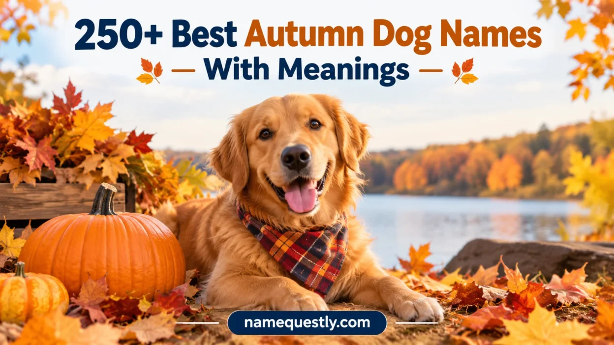 Best Autumn Dog Names With Meanings