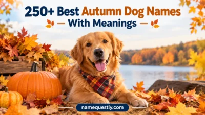 Best Autumn Dog Names With Meanings