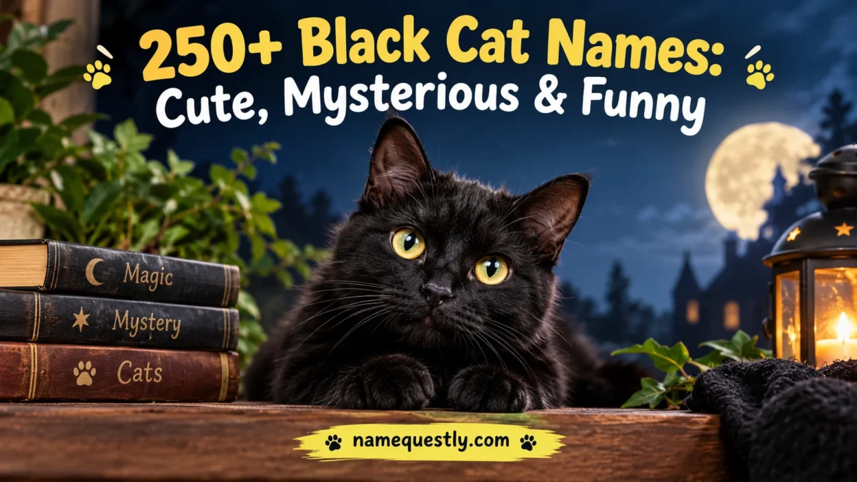 Black Cat Names: Cute, Mysterious & Funny