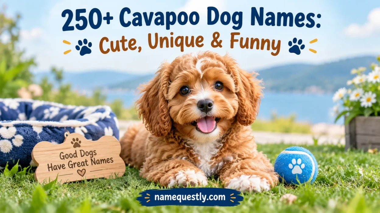 Cavapoo Dog Names: Cute, Unique & Funny