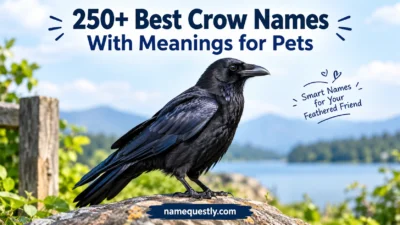 Best Crow Names With Meanings for Pets