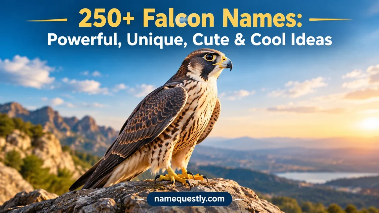 Falcon Names: Powerful, Unique, Cute & Cool Ideas