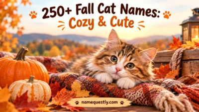 Fall Cat Names: Cozy & Cute