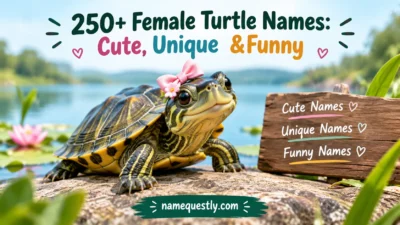 Female Turtle Names: Cute, Unique &Funny