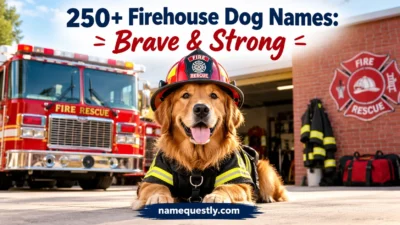 Firehouse Dog Names: Brave & Strong