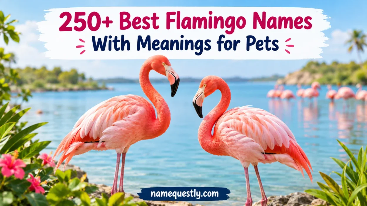 Best Flamingo Names With Meanings for Pets
