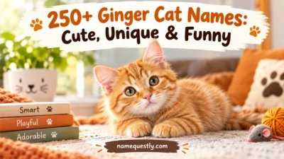 Ginger Cat Names: Cute, Unique & Funny