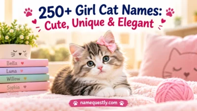 Girl Cat Names: Cute, Unique & Elegant