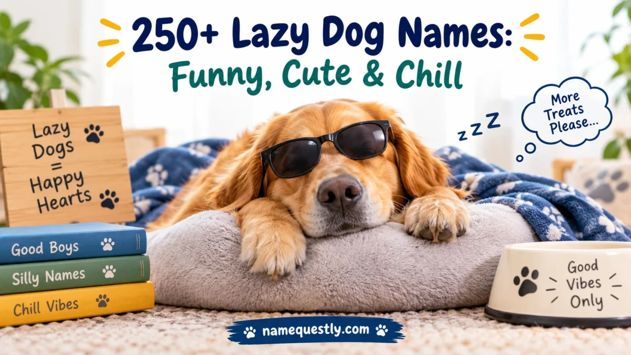 Lazy Dog Names: Funny, Cute & Chill
